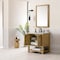 James Martin Vanities Breckenridge 30in Single Vanity, Light Natural Oak w/ 3 CM Carrara Marble Top 330-V30-LNO-3CAR - alternate 6